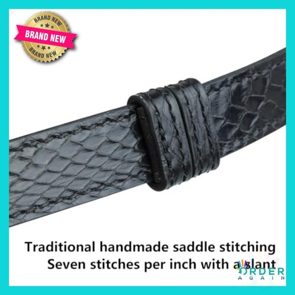 Skinny Leather Belt Adjustable Alloy Turn Lock Classic Elegant Minimal Chic main image 5